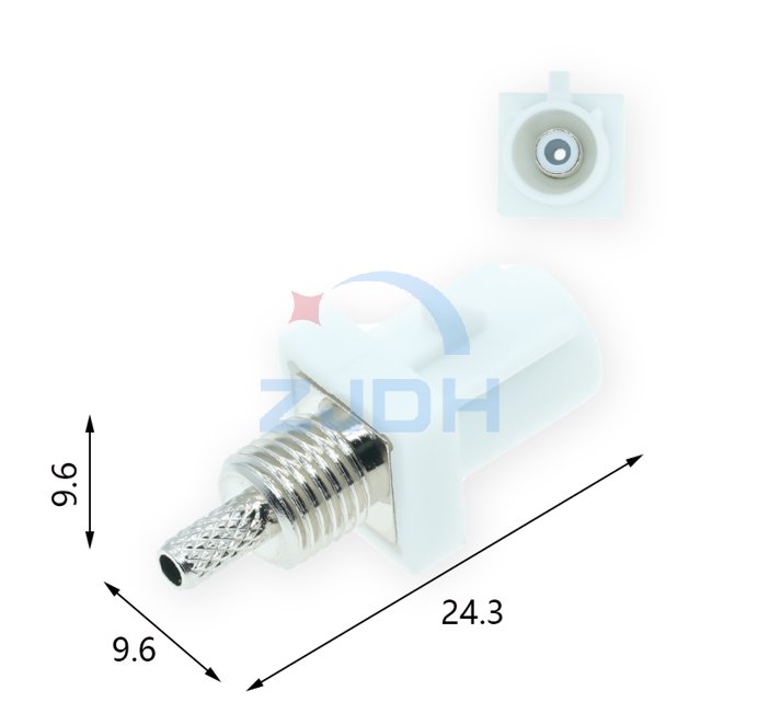 法克拉短体公壳B型-ZJDH-乐清市地宏接插件有限公司