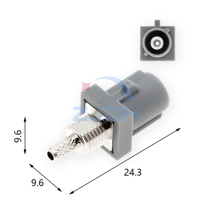 法克拉短体公壳G型-ZJDH-乐清市地宏接插件有限公司